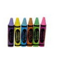 Crayon Shaped Eraser (2 5/8")